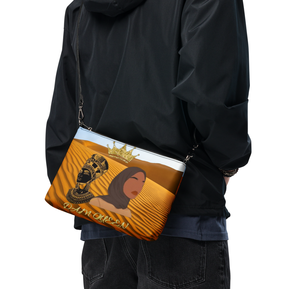 DamQueen Golden Sands Egyptian Queen Crossbody Bag