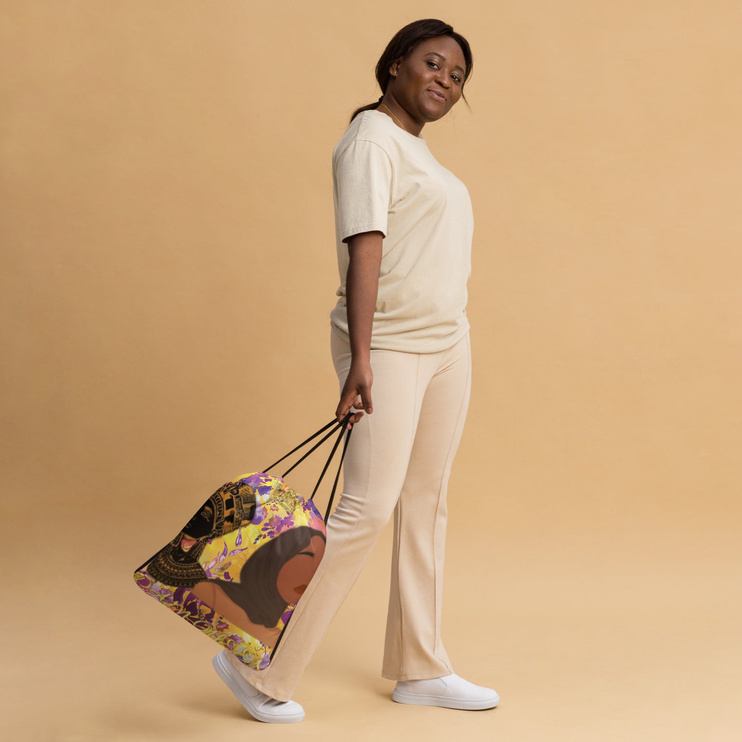 DamQueen Vibrant Queen Drawstring Bag