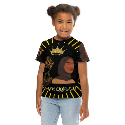 DamQueen Royal Diva Girls Crew Neck T-Shirt