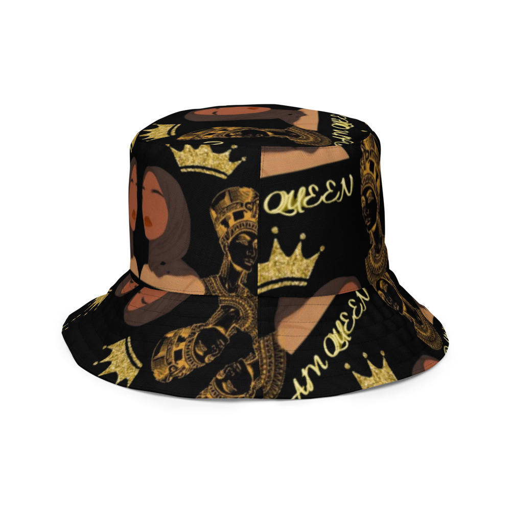 DamQueen Royal Flip Reversible Bucket Hat