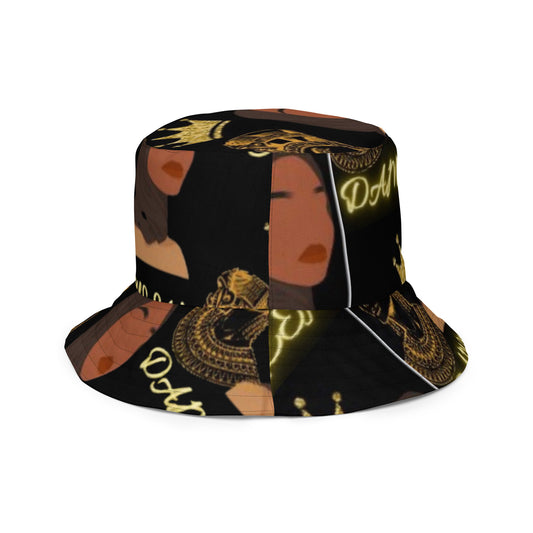 DamQueen Royal Flip Reversible Bucket Hat