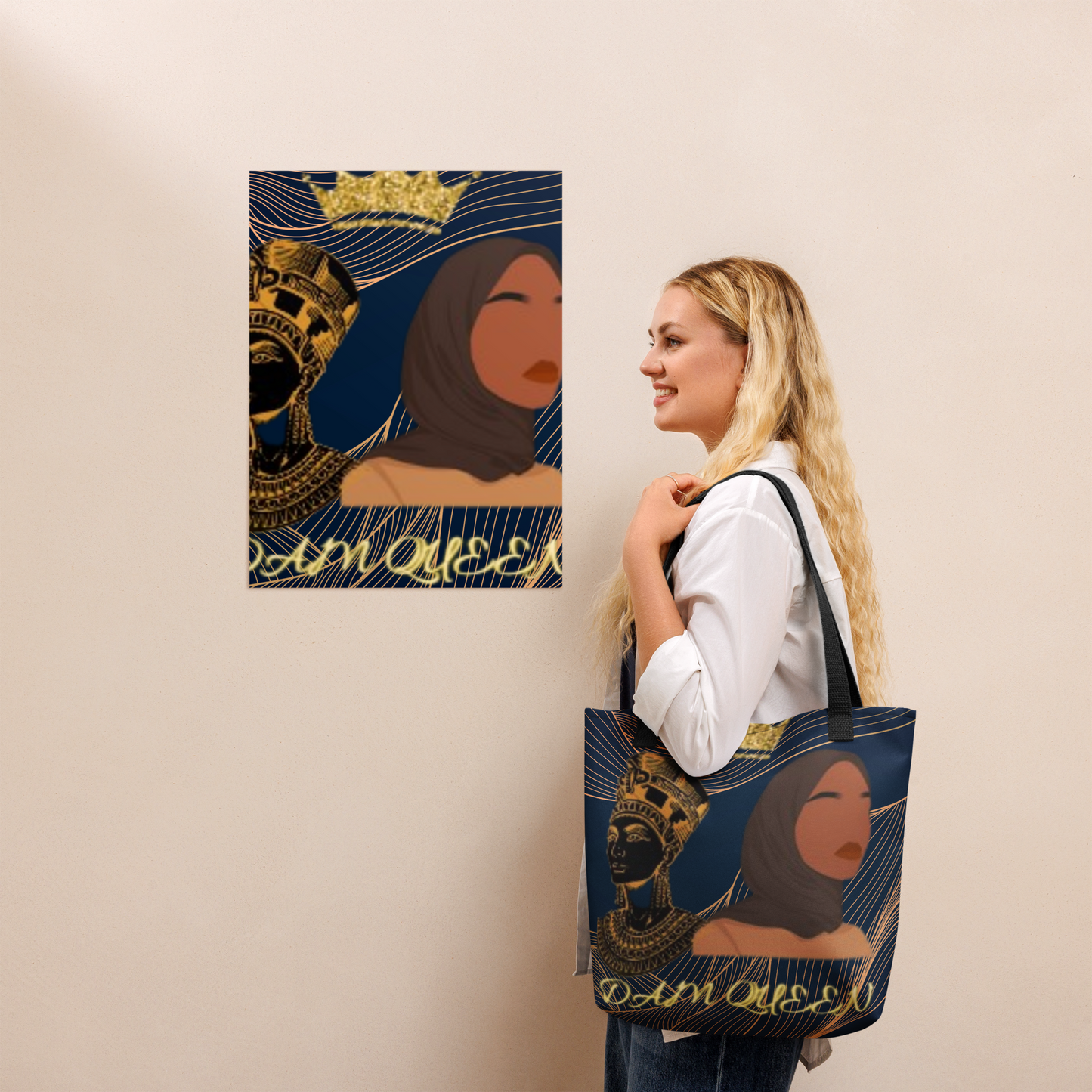 DamQueen Rule the Streets Tote Bag