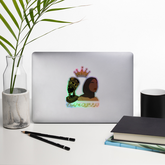 DamQueen Royalty Reflected Holographic Stickers