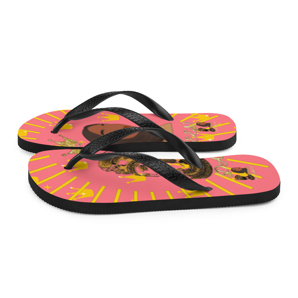 DamQueen Crowned Bliss Women's Flip Flops