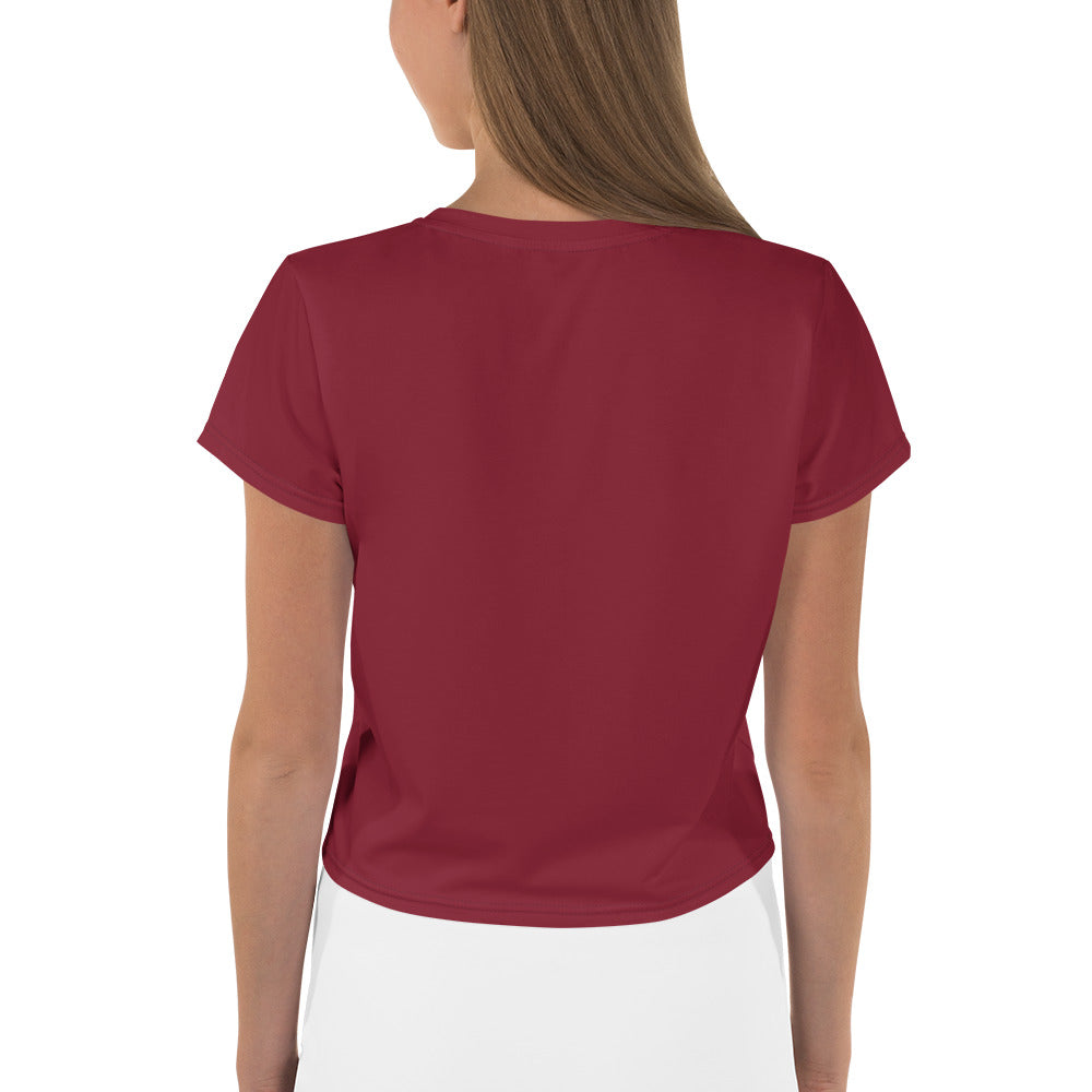 DamQueen Regal Ruby Queen Crop Top