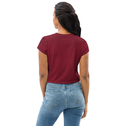 DamQueen Regal Ruby Queen Crop Top