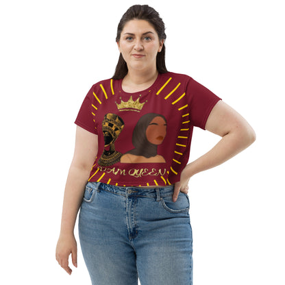 DamQueen Regal Ruby Queen Crop Top