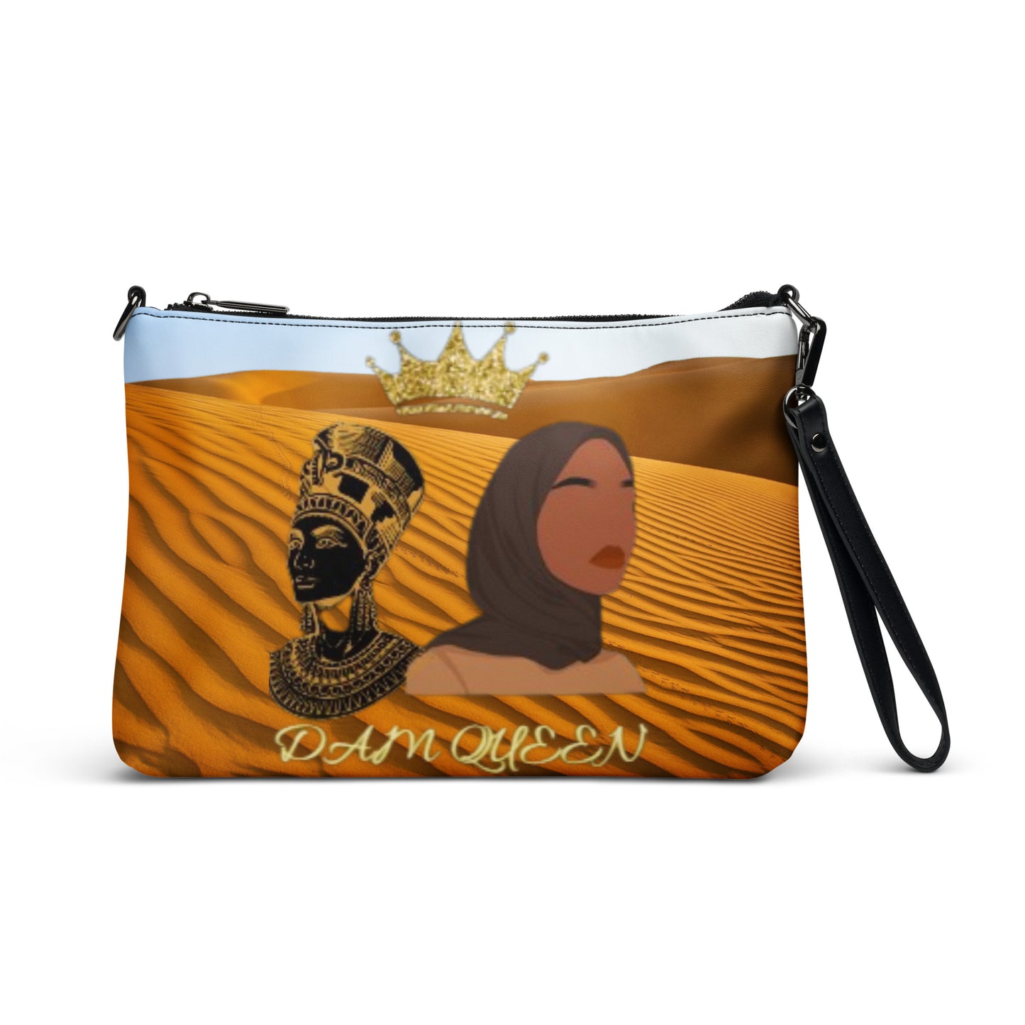 DamQueen Golden Sands Egyptian Queen Crossbody Bag