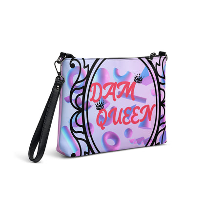 DamQueen I'm Queen of Them All Crossbody Bag