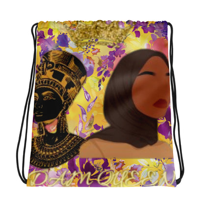 DamQueen Vibrant Queen Drawstring Bag