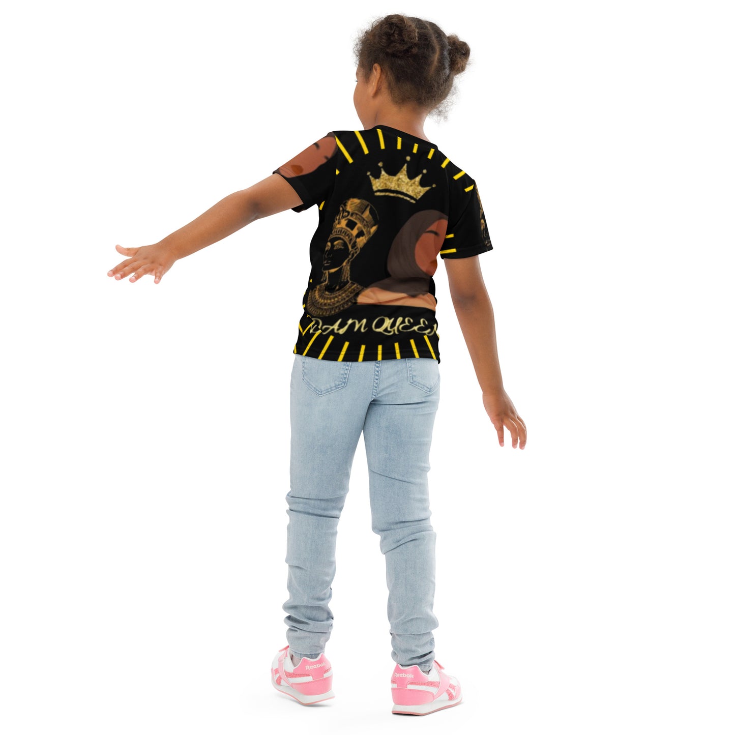 DamQueen Royal Diva Girls Crew Neck T-Shirt