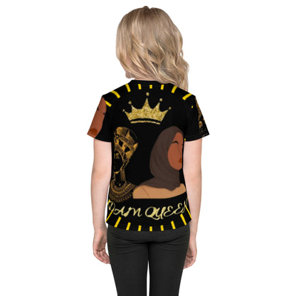 DamQueen Royal Diva Girls Crew Neck T-Shirt