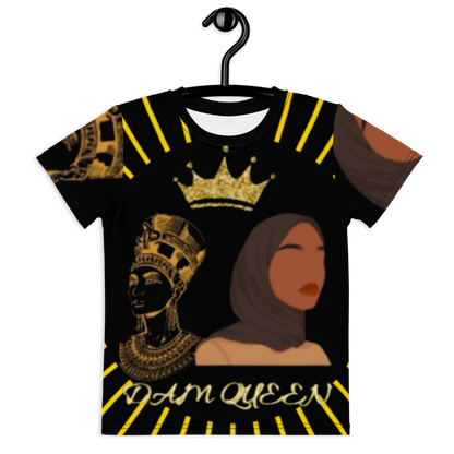 DamQueen Royal Diva Girls Crew Neck T-Shirt