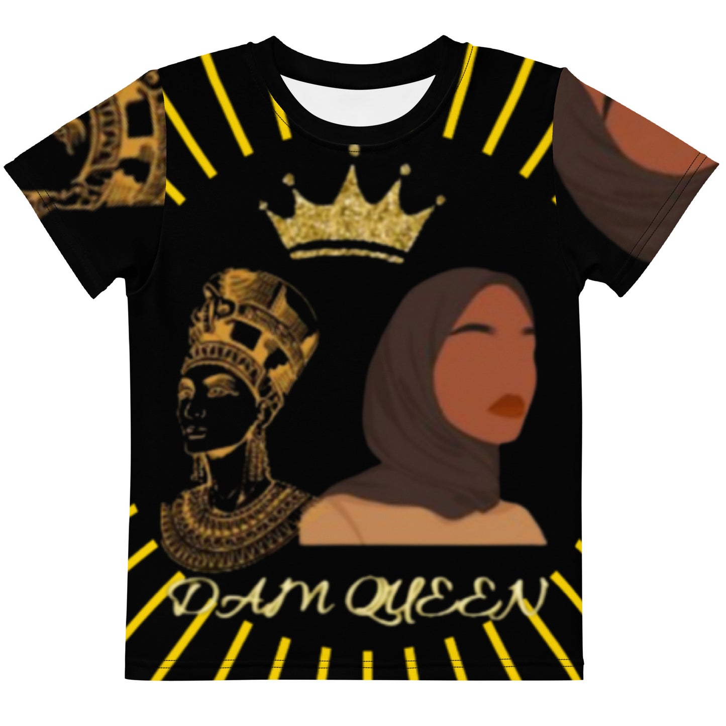 DamQueen Royal Diva Girls Crew Neck T-Shirt