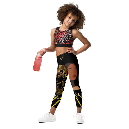 DamQueen Royal Diva Girls Leggings