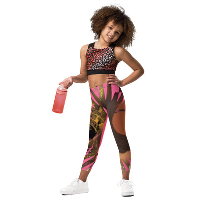 DamQueen Dazzling Diva Girls Leggings