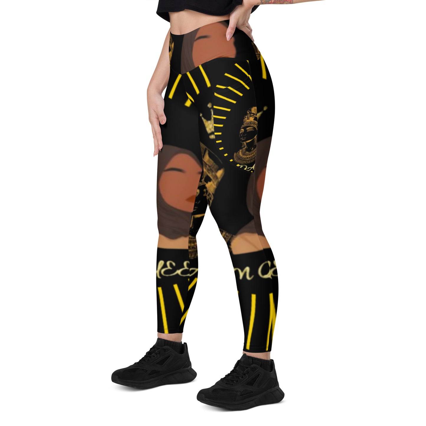 DamQueen Rule The World Leggings