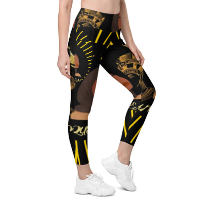 DamQueen Rule The World Leggings