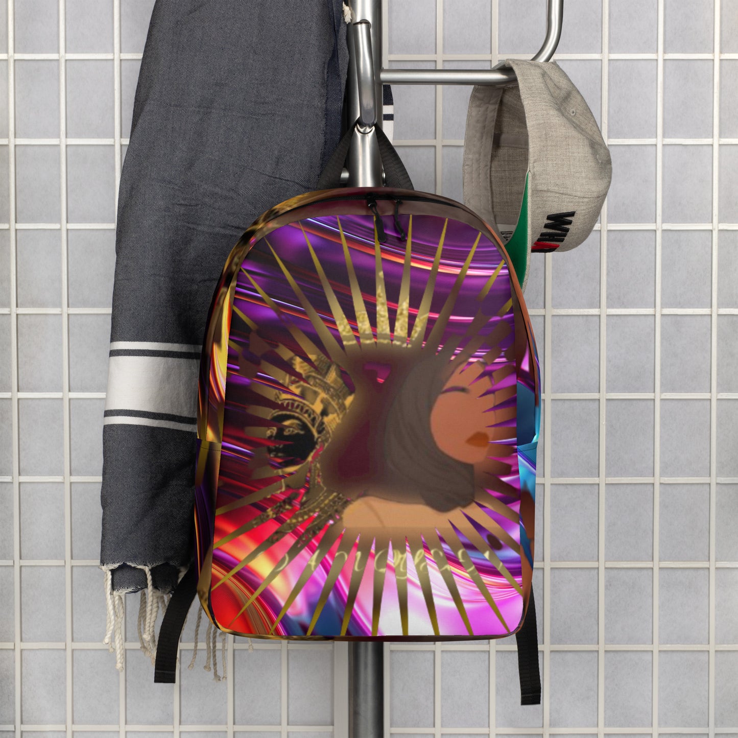 DamQueen Radiant Glow Queen Minimalist Backpack