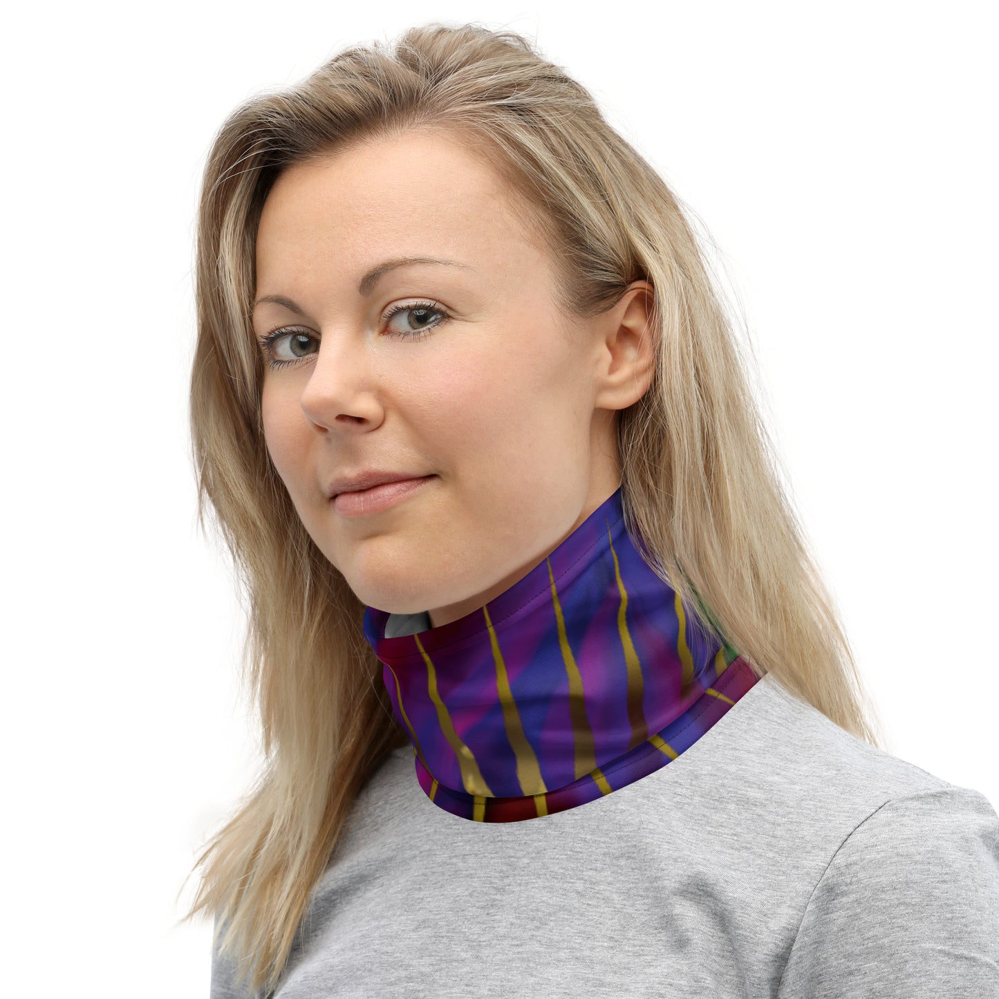 DamQueen Glow Party Neck Gaiter