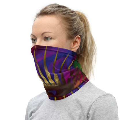 DamQueen Glow Party Neck Gaiter