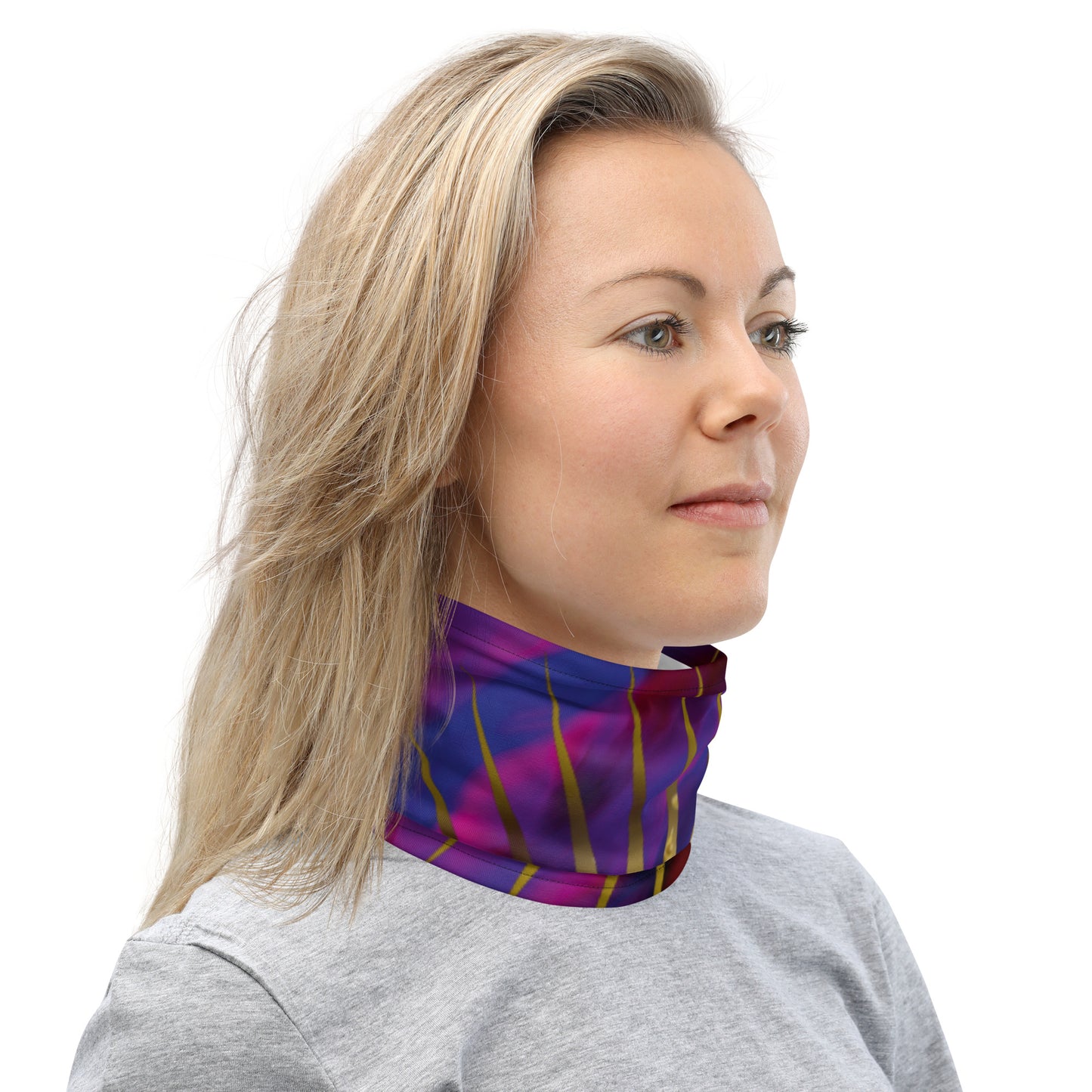 DamQueen Glow Party Neck Gaiter