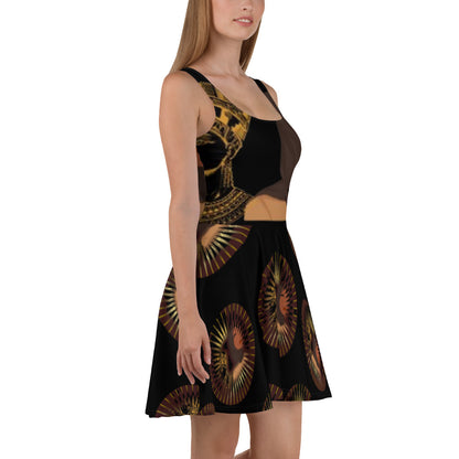 DamQueen Regal Reverie Women's Skater Dress