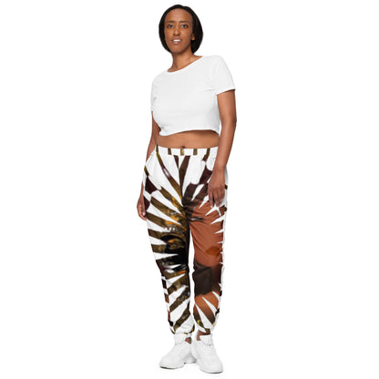 DamQueen Regal Charm White Gold Women’s Track Pants