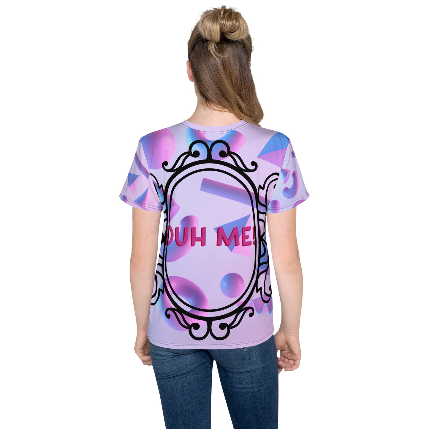 DamQueen Who's Queen of Them All Youth Crew Neck T-Shirt