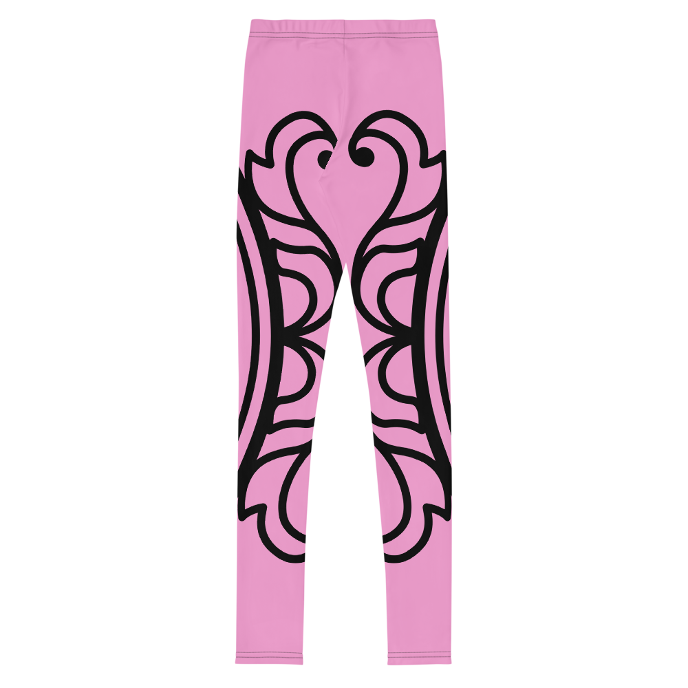 DamQueen Who's Queen of Them All Pink Youth Leggings