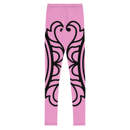 DamQueen Who's Queen of Them All Pink Youth Leggings