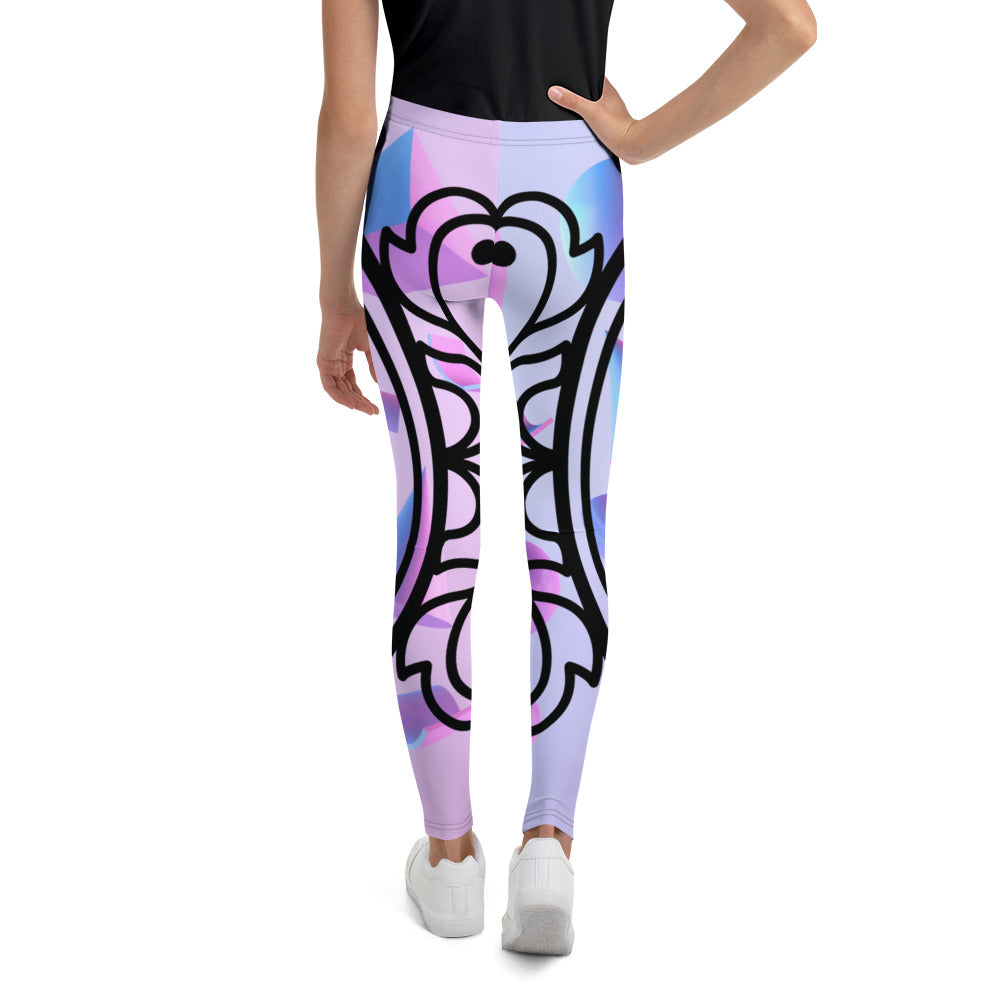 DamQueen Who's Queen of Them All Purple Youth Leggings