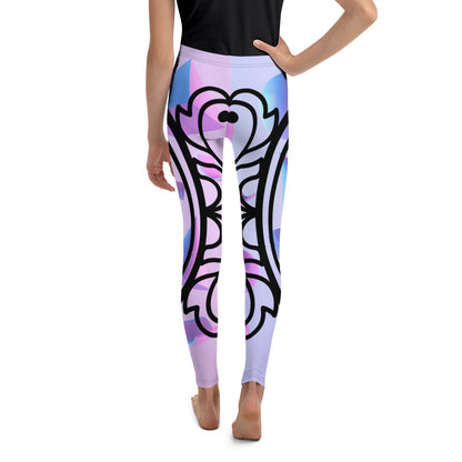 DamQueen Who's Queen of Them All Purple Youth Leggings