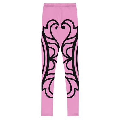 DamQueen Who's Queen of Them All Pink Youth Leggings