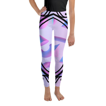 DamQueen Who's Queen of Them All Purple Youth Leggings