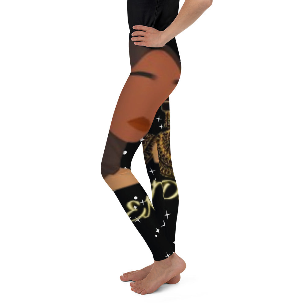 DamQueen Galactic Royalty Youth Leggings