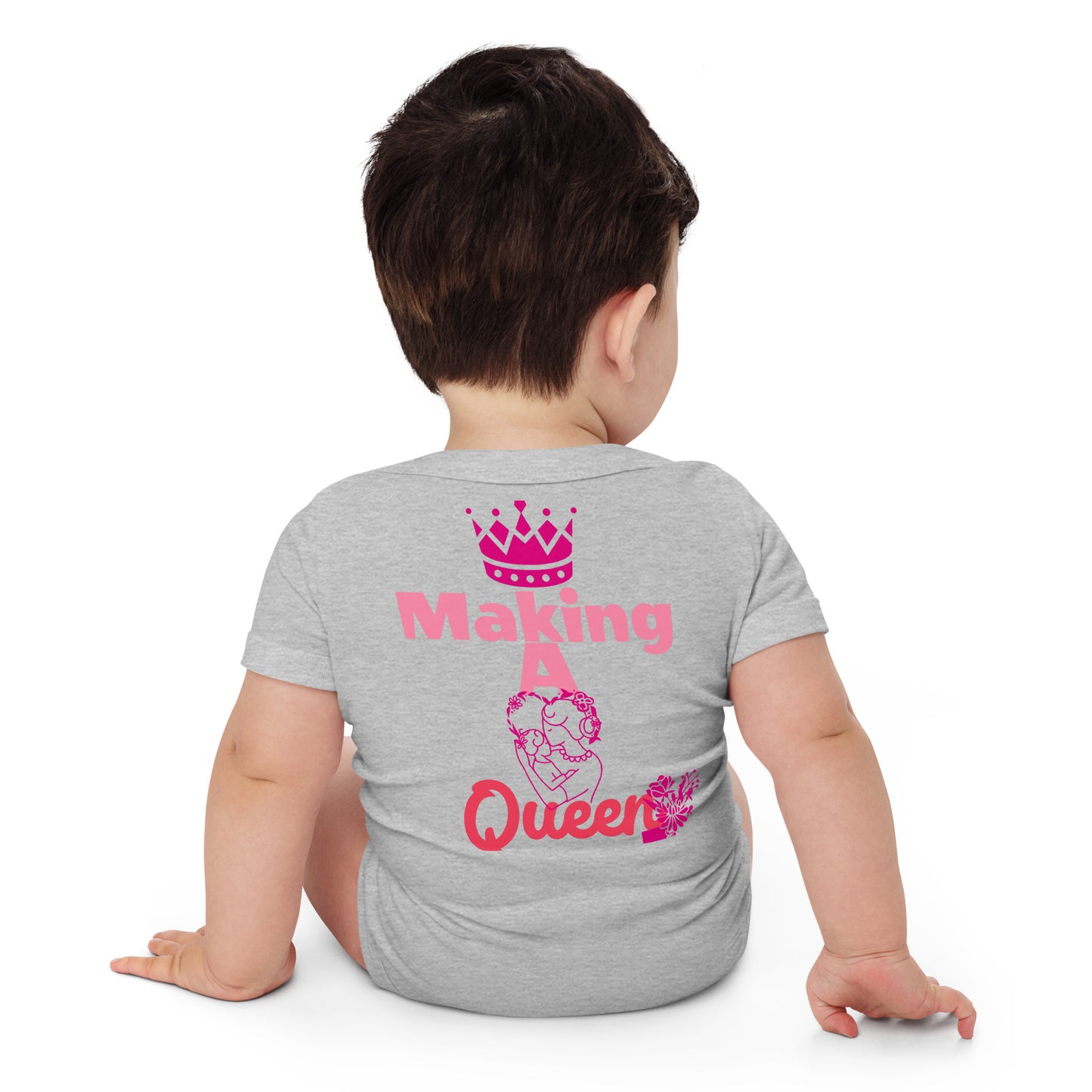 DamQueen Thank You for Making A Queen Short Sleeve Onesie