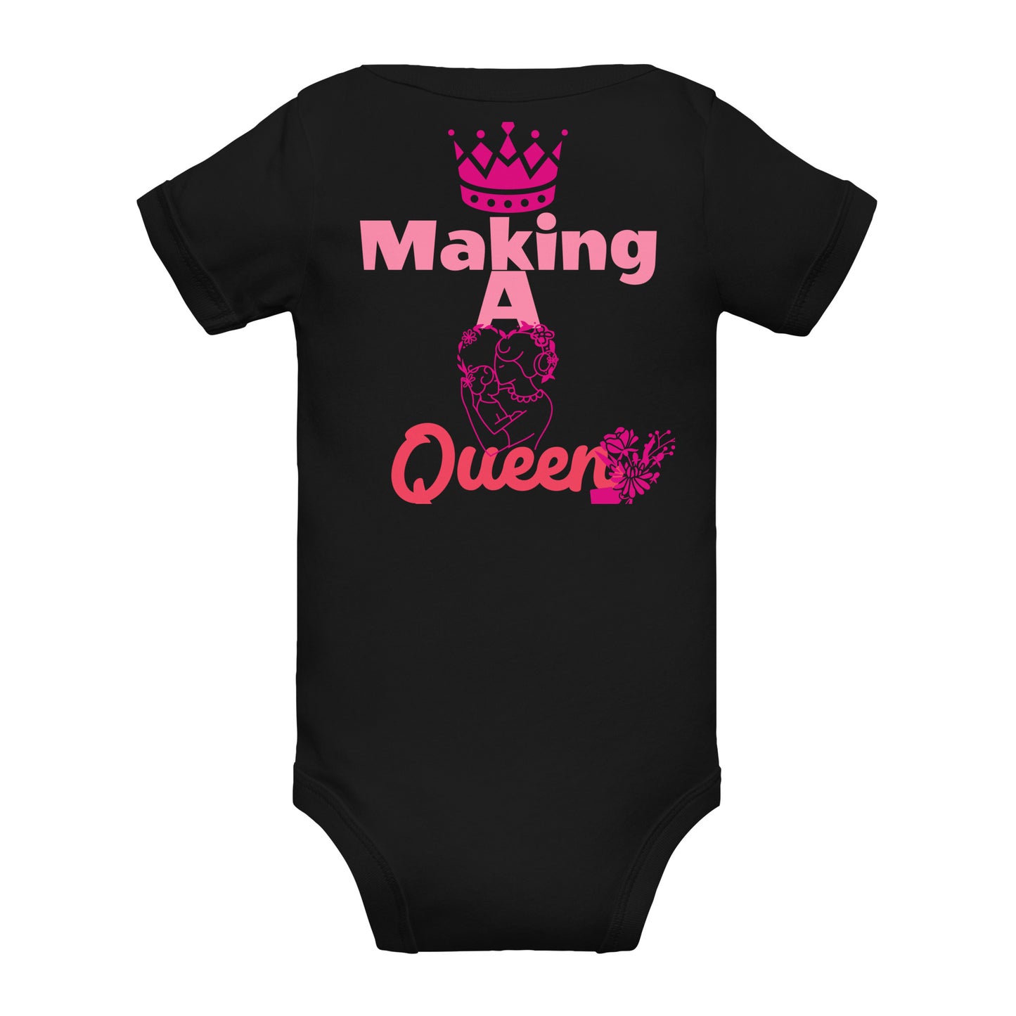 DamQueen Thank You for Making A Queen Short Sleeve Onesie