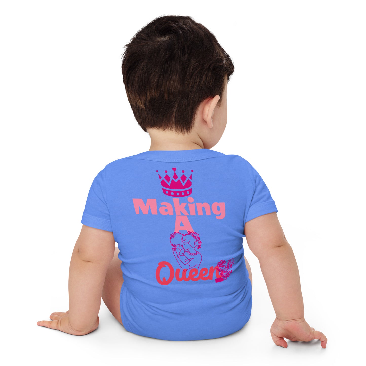 DamQueen Thank You for Making A Queen Short Sleeve Onesie