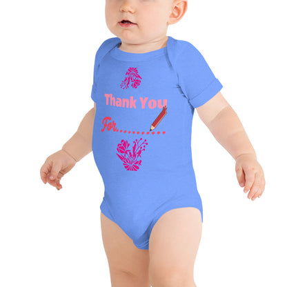 DamQueen Thank You for Making A Queen Short Sleeve Onesie