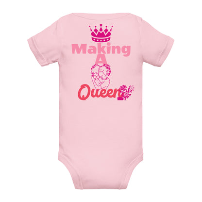 DamQueen Thank You for Making A Queen Short Sleeve Onesie