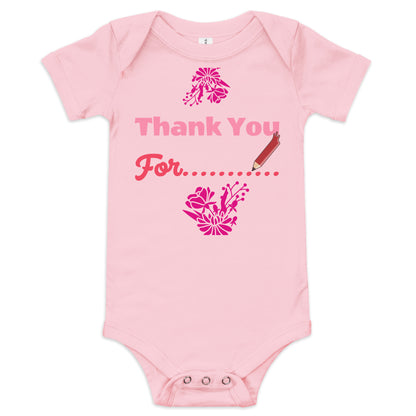 DamQueen Thank You for Making A Queen Short Sleeve Onesie