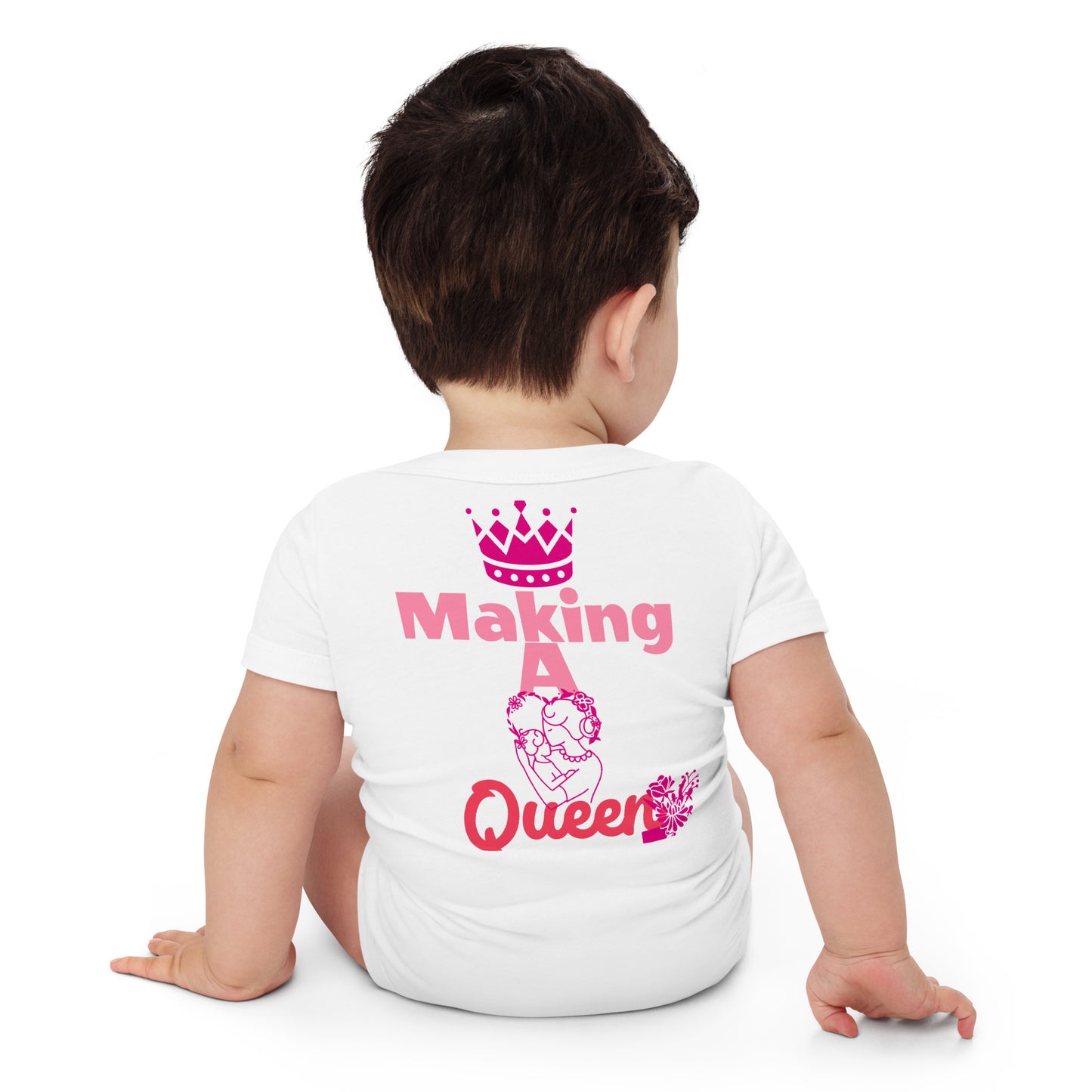 DamQueen Thank You for Making A Queen Short Sleeve Onesie