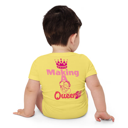 DamQueen Thank You for Making A Queen Short Sleeve Onesie