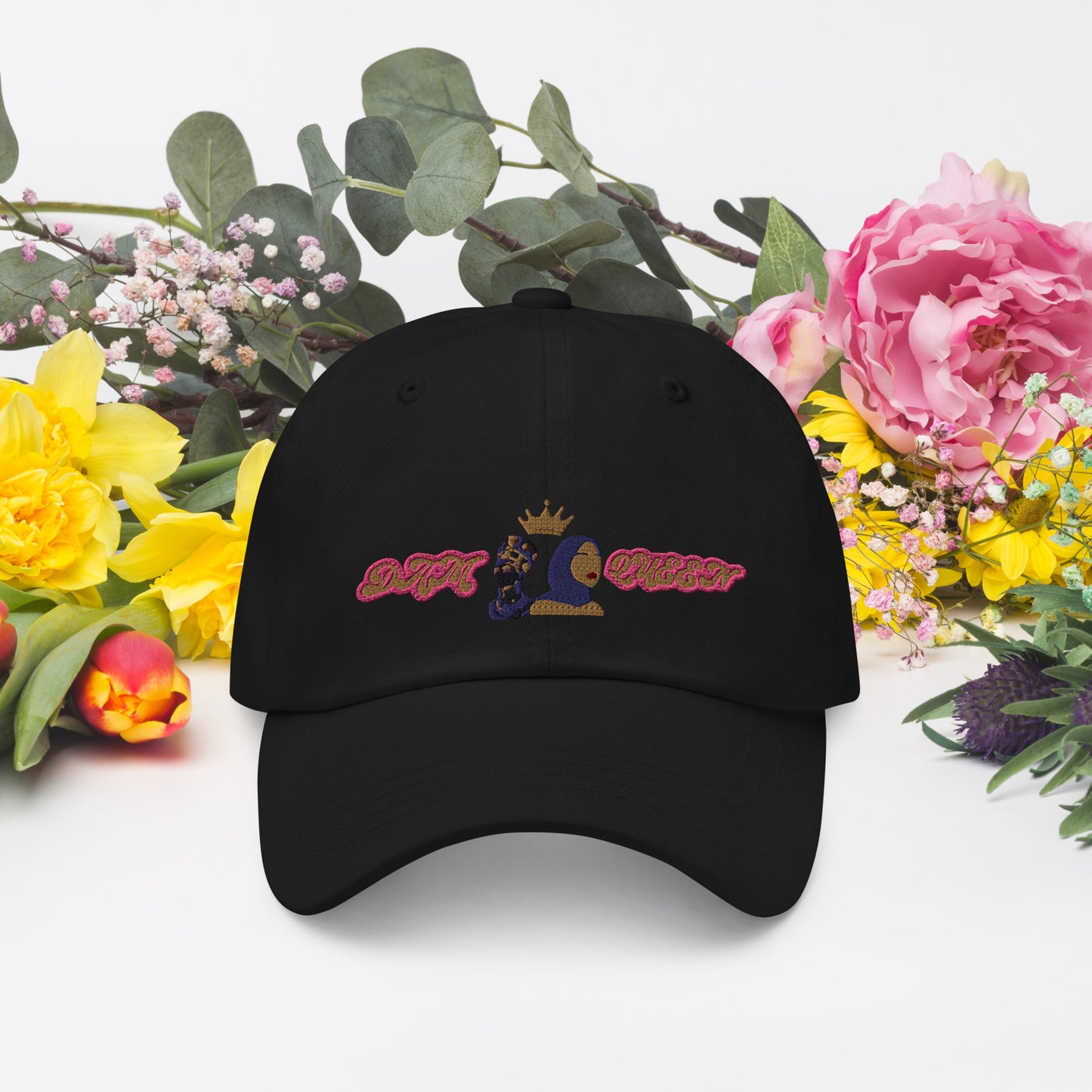 DamQueen Royal Crowned Dad Hat