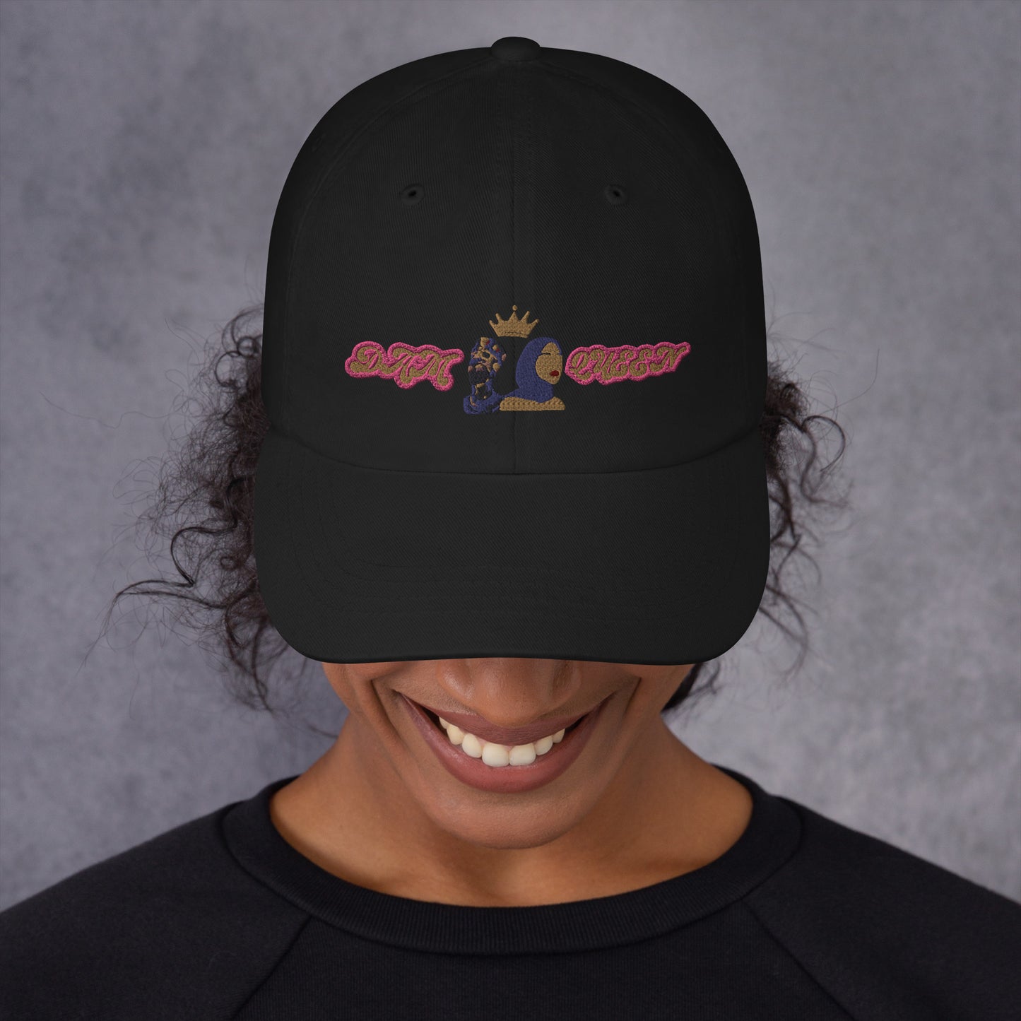 DamQueen Royal Crowned Dad Hat