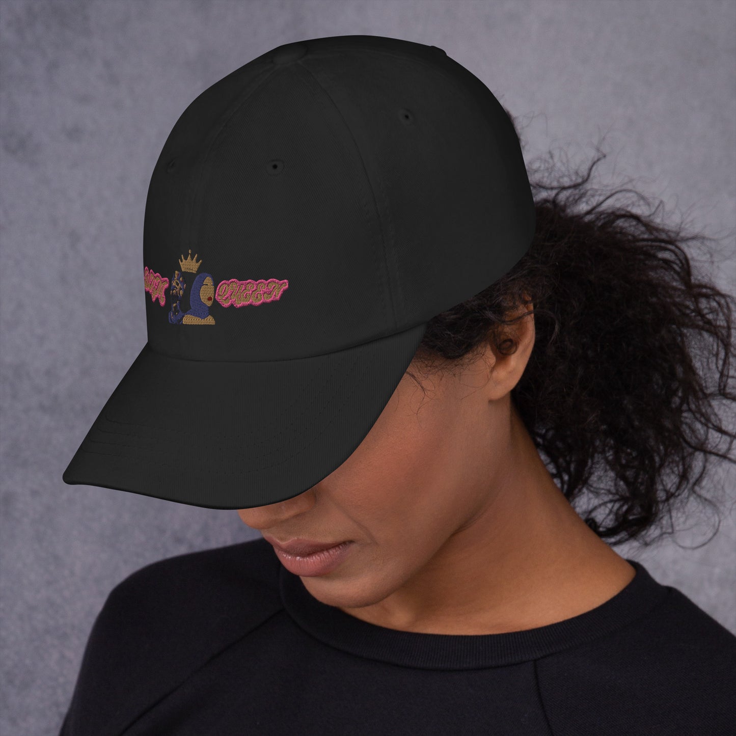 DamQueen Royal Crowned Dad Hat