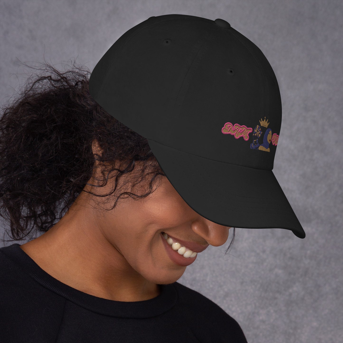 DamQueen Royal Crowned Dad Hat