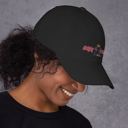 DamQueen Royal Crowned Dad Hat