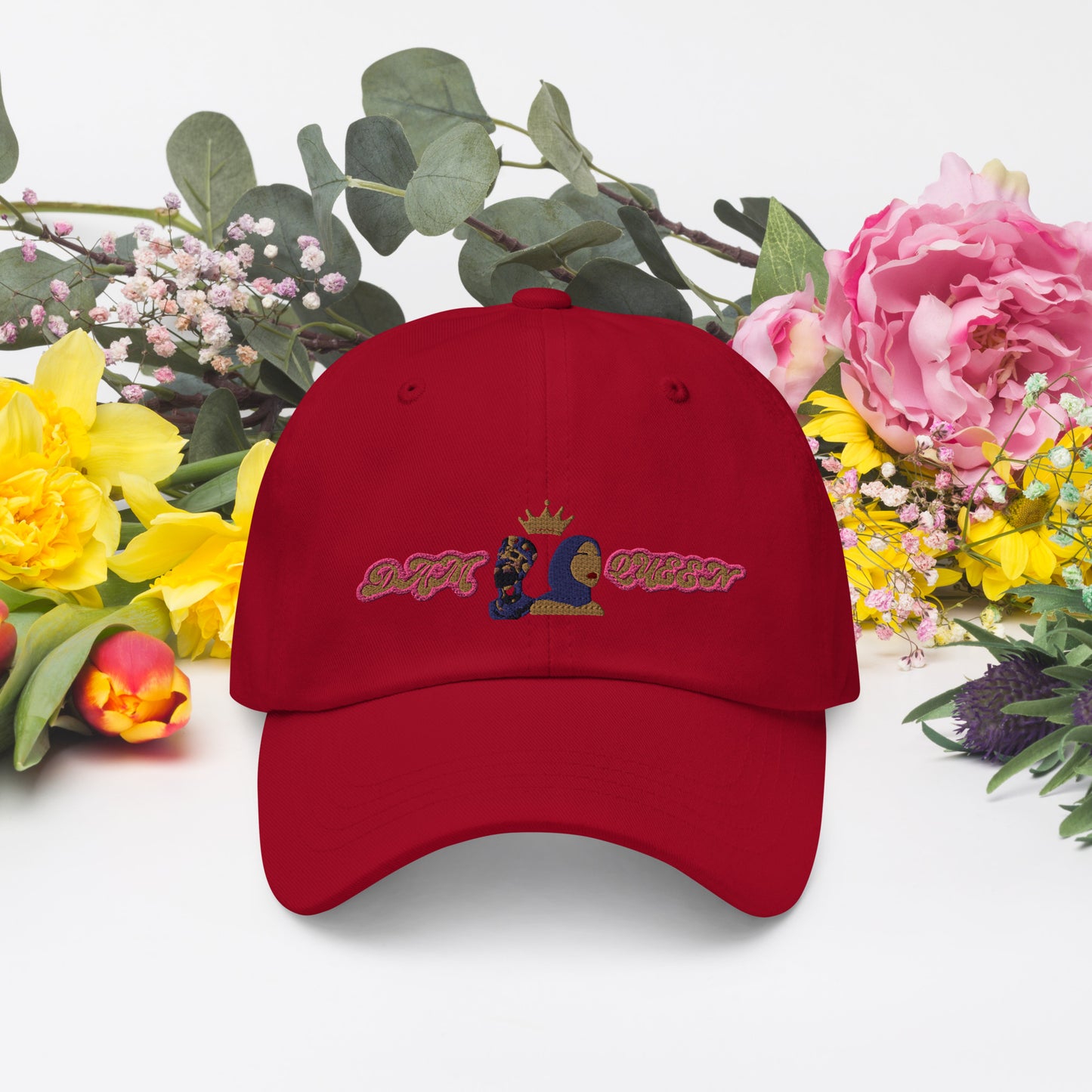 DamQueen Royal Crowned Dad Hat